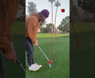 World's Tiniest Golfer Plays a REAL Golf Course!