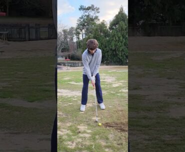A.J. golf swing 1/10/23