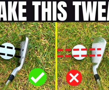 You WON'T BELIEVE how this EASY SET UP TWEAK makes the golf swing EASIER