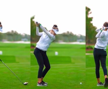 NELLY KORDA GOLF SWING - SLOW MOTION