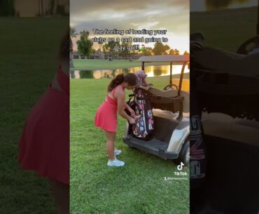 Let’s play golf! #golfshorts #golfgirl
