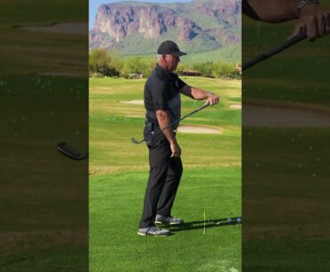 How To SHALLOW The ARMS And CLUB In Transition #shorts #golfswing #golf #ericcogorno