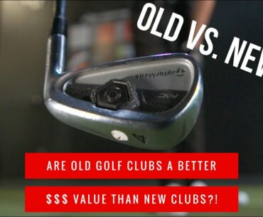 OLD vs. NEW golf clubs:  We tested TaylorMade Tour Preferred MC irons from 2011