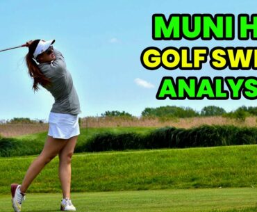 MUNI HE GOLF SWING ANALYSIS | LPGA - BEST GOLF SWING SLOW MOTION - GOLF TIPS