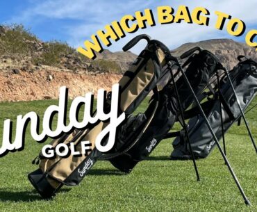 ALL The Sunday Golf Bags - Loma, Loma XL, & El Camino Review
