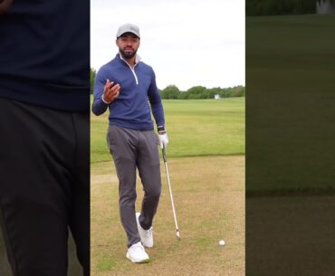 Simple way to hit a LOW golf shot #shorts #golftips