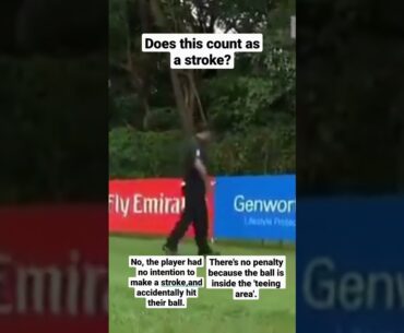 No Intention to Make a Stroke - Golf Rules Explained