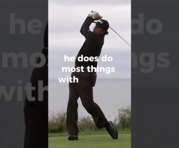Golf Trivia: Is Phil “Lefty” Mickelson actually left handed? #golfvideo #golf #golfshorts