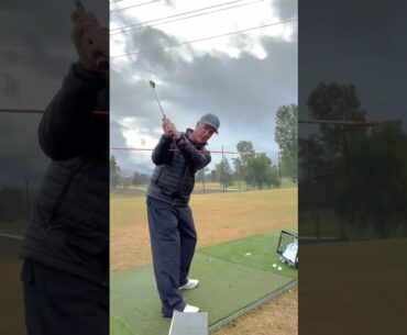Problem staying on plane? Try this drill! #golfinstruction #golflesson #golf  #golfdrills