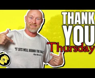 THANK YOU Thursday #2 - Golf Test Dummy