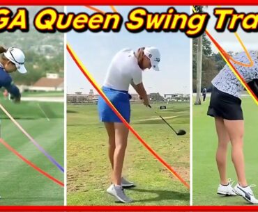 LPGA Top Leaders' Various & Beauiful Swing Tracers