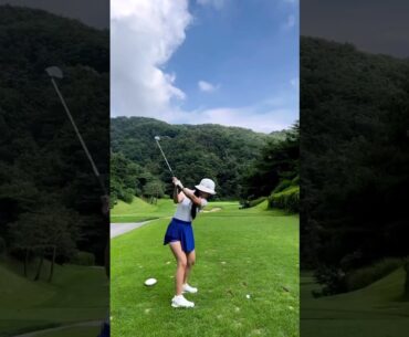 강 소연 프로의 아이언 스윙!  ⭕️ #golf  #골프  | GOLF VN #shorts