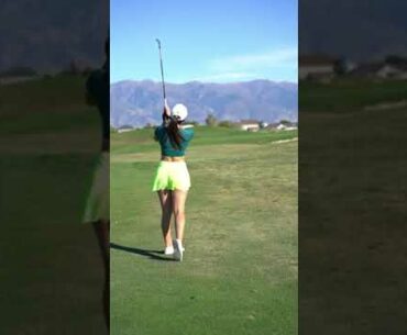 Beautiful swing 🥰 | GOLFSHORT  #shorts