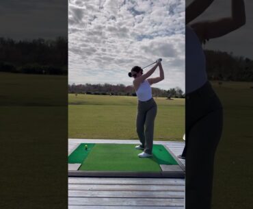 What a powerful swing 😍🔥 | GOLFSHORT  #shorts