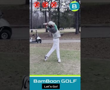 First Time Swinging Golf Clubs....Get better with Practice! #golf #shorts #golfshorts