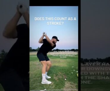 Club Breaks on Downswing - Golf Rules Explained