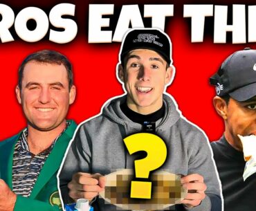 Trying Pro Golfers Diets! (Tiger, Phil, Bryson, Scheffler)