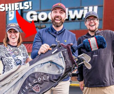 We Take Rick Shiels Thrifting For Golf Clubs In America!