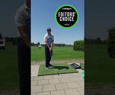 GOLF SWING SLOW MOTION (7 iron) LAG SHOT #shorts