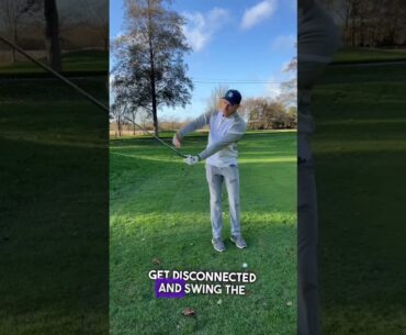 How To Stop Duffing Your Chip Shots #shorts