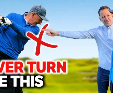 Don't Turn Your Shoulders in the Golf Swing Like This!