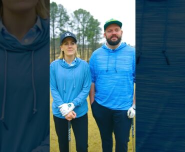 First Time Golfer Hits a Good Shot #golf