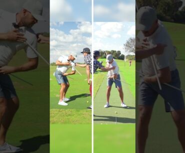Swing Like The Pros With THIS DRILL  #shorts #golfswing #golf #ericcogorno
