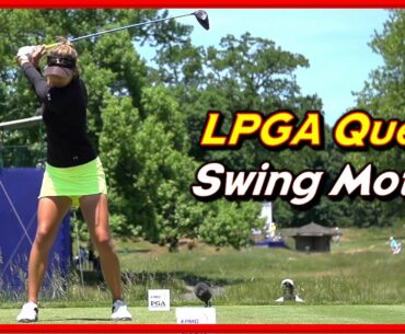 LPGA "Alison Lee" Beautiful Driver-Wood-Iron Swing & Slow Motions