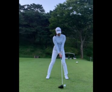 이은지 드라이버샷 ⛳️ ⭕️ #golf  #골프  | GOLF VN #shorts