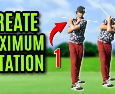 Create MAXIMUM ROTATION In The Golf Swing