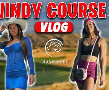 How To Play In The Wind 🌬 | Rams Hills GC || Shee Golfs