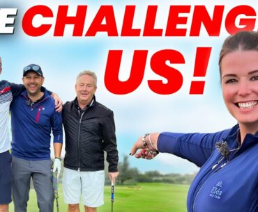 LADY GOLFER CHALLENGED US TO A MONEY MATCH !