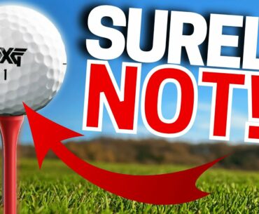I was SHOCKED at the results... NEW PXG GOLF BALL!