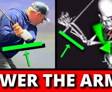 How To Dynamically LOWER The Arms In The Downswing