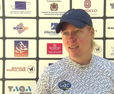 Ladies European Tour:Lalla Meryem Cup Round 1 - Interview Nicole Broch Estrup (English)