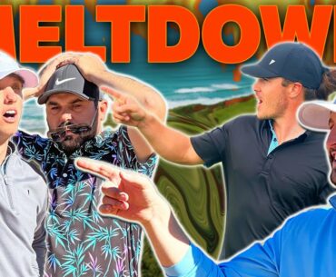 The Biggest Meltdown in YouTube Golf | Bob Does Sports 2v2 ALT Shot