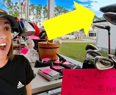 EPIC GOLF COURSE RETIREMENT COMMUNITY YARD SALE!