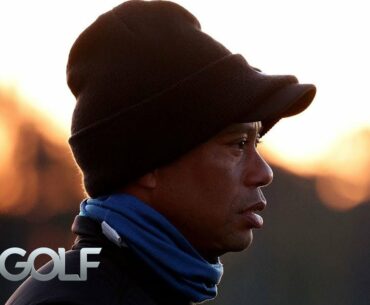 Highlights: Tiger Woods practices at Genesis Invitational | Golf Today | Golf Channel
