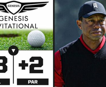 Tiger Woods Finishes At 1-Under At The Genesis Invitational I FULL HIGHLIGHTS + RECAP