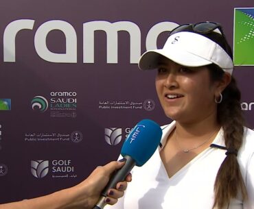 Lilia Vu Day 3 Saturday Flash Interview 2023 Saudi Ladies International LET