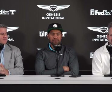 Tony Finau, Adam Del Deo & Chad Mumm Wednesday Press Conference 2023 The Genesis Invitational