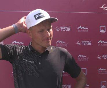 Adrian Meronk Flash Interview Friday Second round 2023 Ras al Khaimah Championship