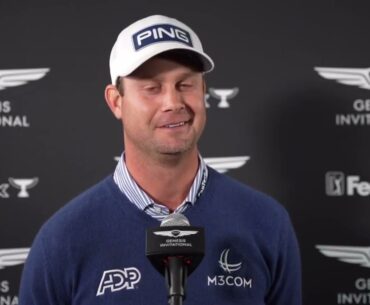 Harris English Thursday Flash Interview 2023 The Genesis Invitational © PGA Tour