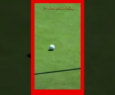 Justin Harding Putting dengan 3-Wood 😱 #golf