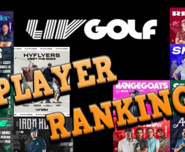 LIV GOLF 2023 Pre Season Player Rankings #livgolf