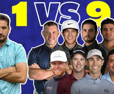 MY TOUGHEST TEST EVER | 9 TOUR PROS VS ME! ft Cameron Champ, Lee Westwood & Louis Oosthuizen
