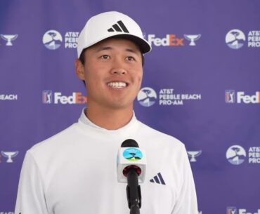 Brandon Wu Monday Flash Interview 2023 AT&T Pebble Beach Pro-Am