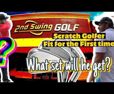 SCRATCH GOLFER Gets Fit for the first time! Does it make a difference? #golf #golfing #fitting #wow