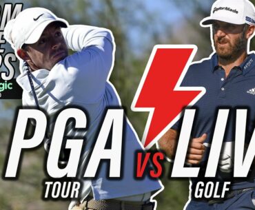 Who Wins This CRUNCH PGA Tour vs LIV Golf Match?! GolfMagic Podcast EP5