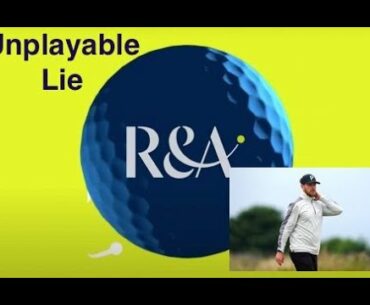 Jens Dantorp - Process of an unplayable lie penalty drop